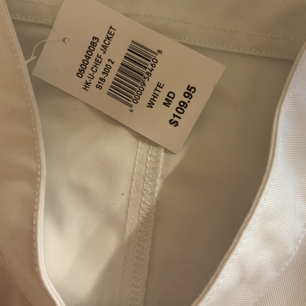 Hell's Kitchen White Chef Jacket with embroidered… - image 4